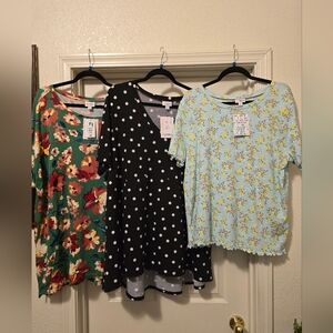 🖤New 2XL Bundle LuLaRoe Jana, Leah & Kelly